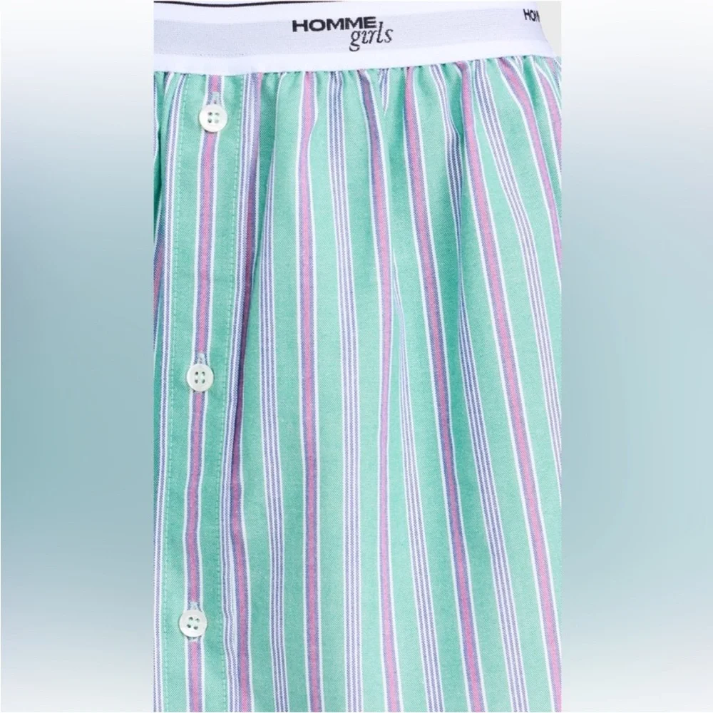 HOMMEGIRLS Shirttail Mini Skirt. Size M.BNWT. MSRP $195.
